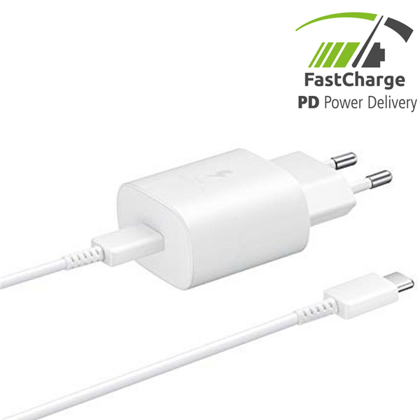 Charger 100-240V 25W 1xUSB-C weiss