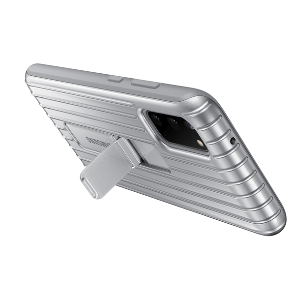 Galaxy S20, Protective Standing Cover silver