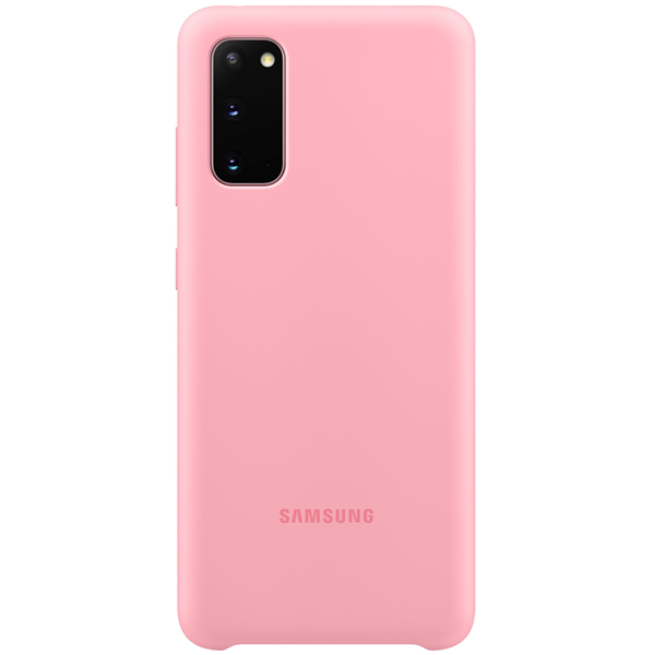 Galaxy S20, Silicone Cover pink