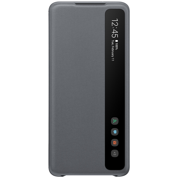 Galaxy S20+, Smart Clear View Cover gray