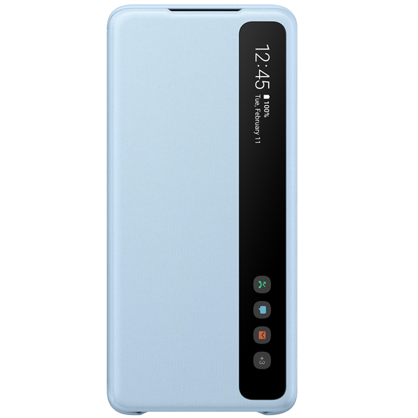 Galaxy S20+, Smart Clear View Cover sky blue