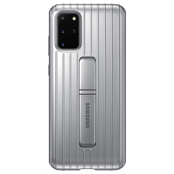 Galaxy S20+, Protective Standing Cover silber