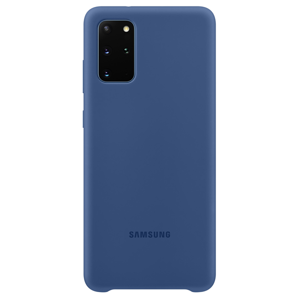 Galaxy S20+, Silicone Cover dunkelblau