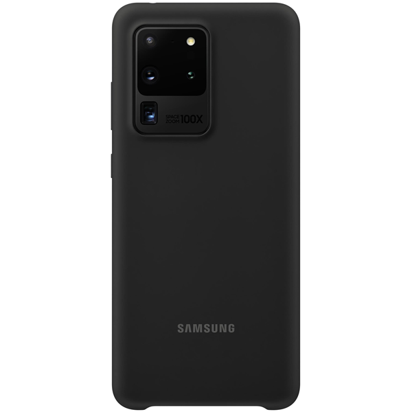 Galaxy S20 Ultra, Silicone Cover schwarz