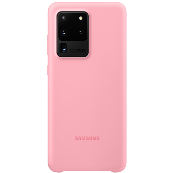 Galaxy S20 Ultra, Silicone Cover pink