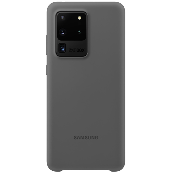 Galaxy S20 Ultra, Silicone Cover grau