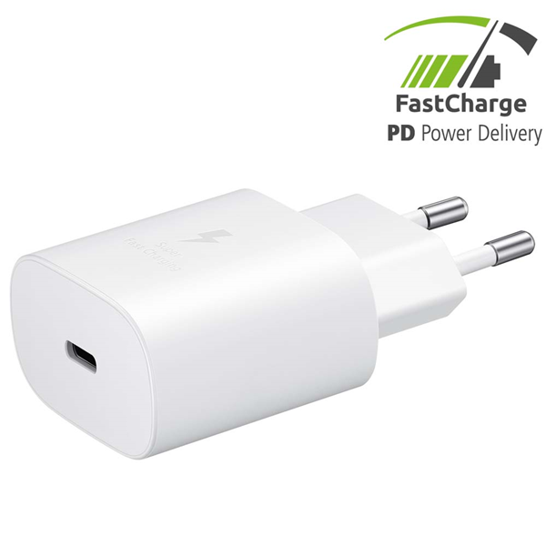 Charger 100-240V 25W PD weiss, 1x USB-C