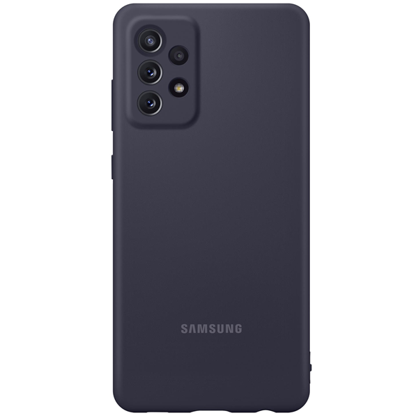 Galaxy A72, Silicone Cover schwarz