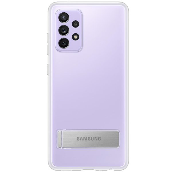 Galaxy A72, Clear Standing Cover transparent