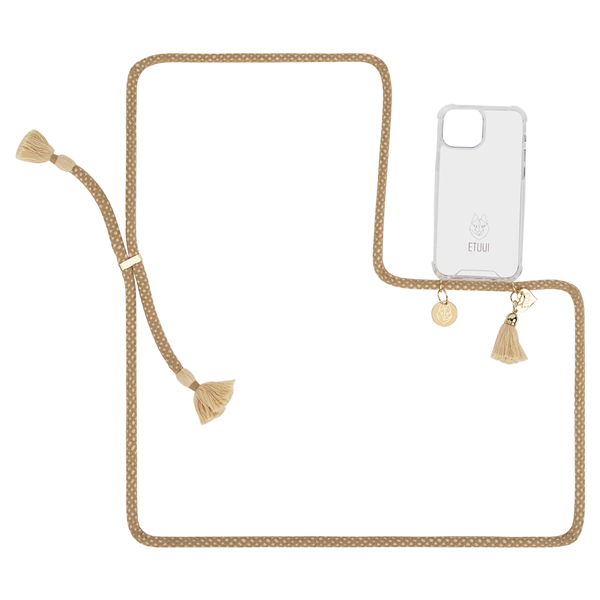iPhone 13 mini, CAPPUCINO braun/gold