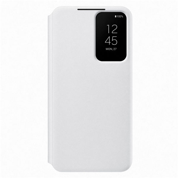 Galaxy S22, Smart Clear View Cover weiss