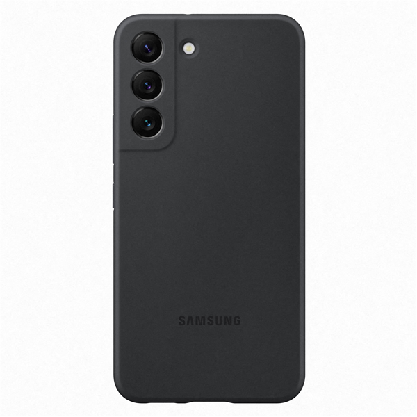 Galaxy S22, Silicone Cover schwarz