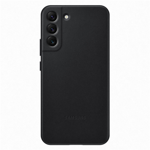 Galaxy S22+, Leather Cover schwarz