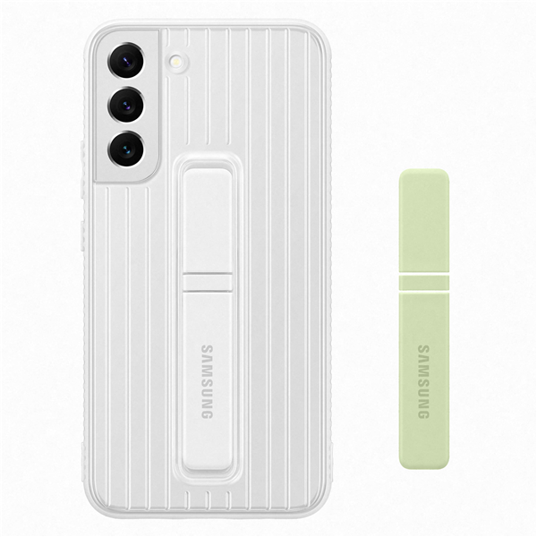 Galaxy S22+, Protective Standing Cover weiss