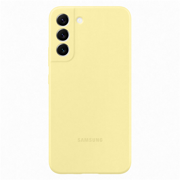 Galaxy S22+, Silicone Cover gelb