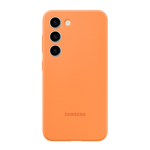 Galaxy S23, Silicone Case orange