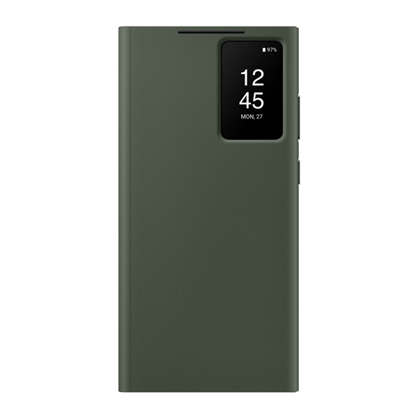 Galaxy S23 Ultra, Smart View Wallet Case green