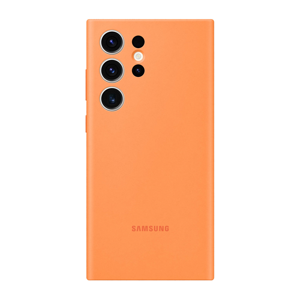 Galaxy S23 Ultra, Silicone Case orange