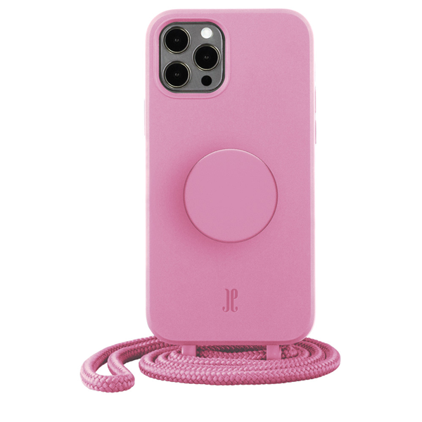 iPhone 12 Pro Max, Necklace PopSockets Cover pink