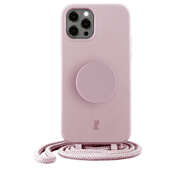 iPhone 12/12 Pro, Necklace PopSockets Cover rose