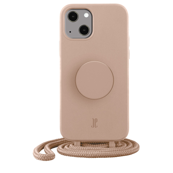 iPhone 13, Necklace PopSockets Cover beige