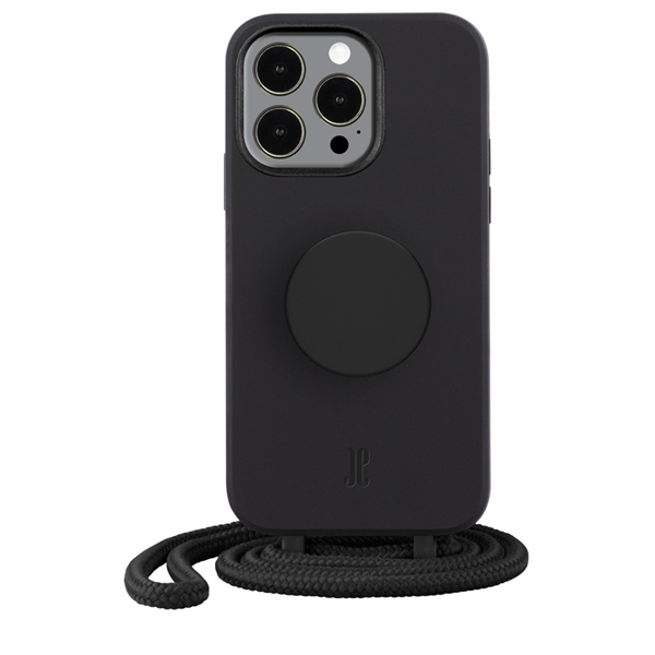 iPhone 13 Pro, Necklace PopSockets Cover schwarz