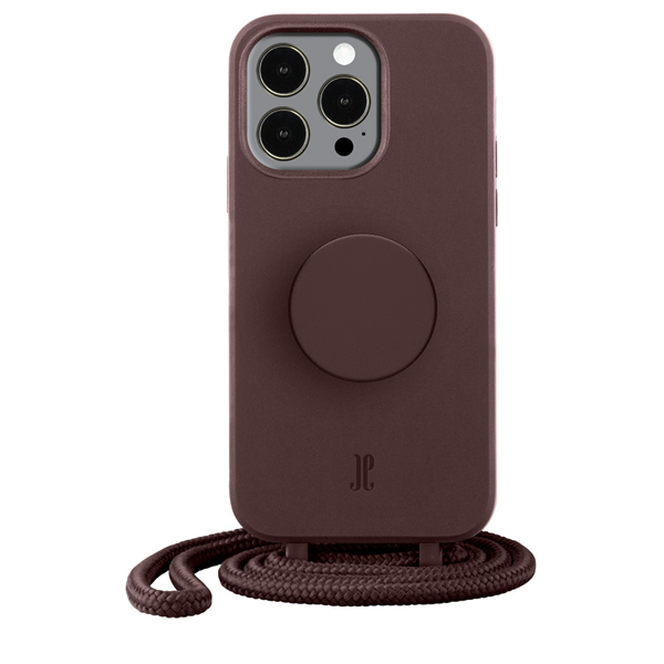 iPhone 13 Pro Max, Necklace PopSockets Cover trüffel