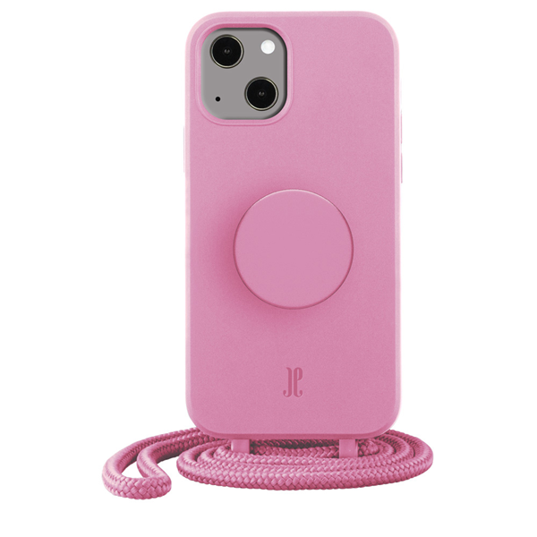 iPhone 14, Necklace PopSockets Cover pink