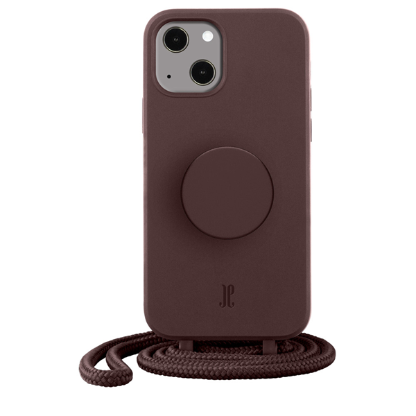 iPhone 14, Necklace PopSockets Cover trüffel