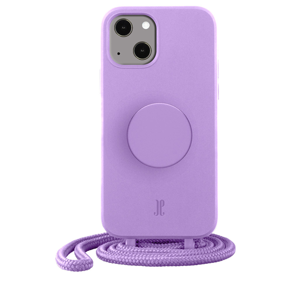 iPhone 14 Plus, Necklace PopSockets Cover lavendel
