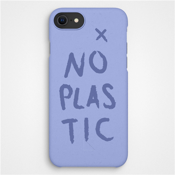 iPhone SE/8/7, No Plastic Case blau