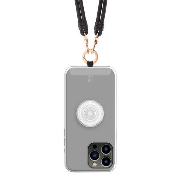 iPhone 15 Pro, Necklace PopSockets Cover transparent