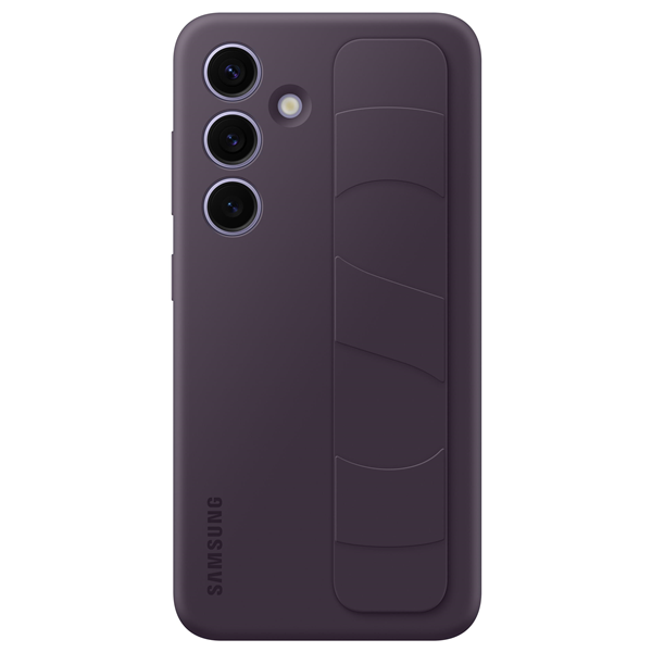 Galaxy S24, Standing Grip Case dunkel violet