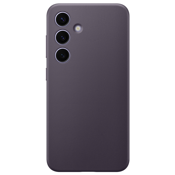 Galaxy S24, Vegan Leather Case dunkel violet