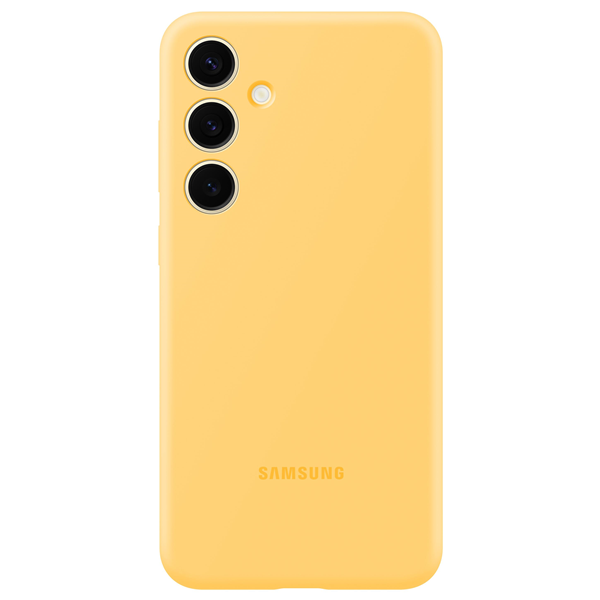 Galaxy S24+, Silicone Case gelb