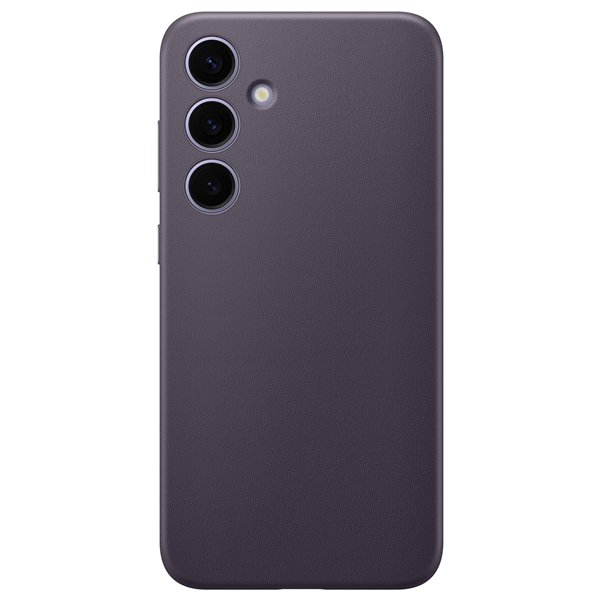 Galaxy S24+, Vegan Leather Case dunkel violet