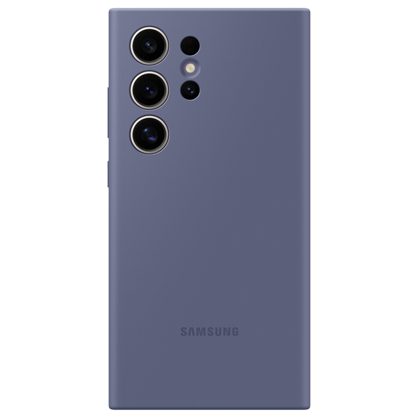 Galaxy S24 Ultra, Silicone Case violet