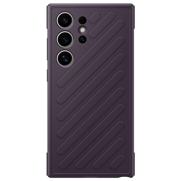 Galaxy S24 Ultra, Shield case dunkel violet