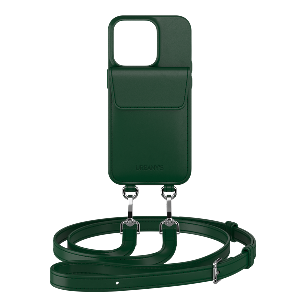iPhone 15 Pro, Handykette+ Racing Green grün