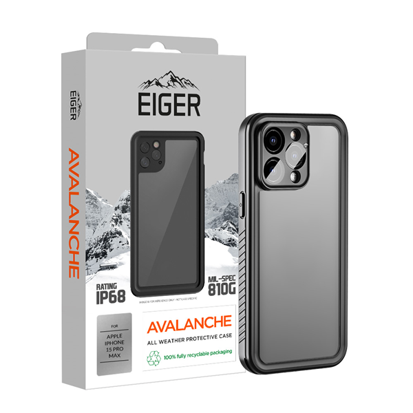 iPhone 15 Pro Max, Avalanche Case black