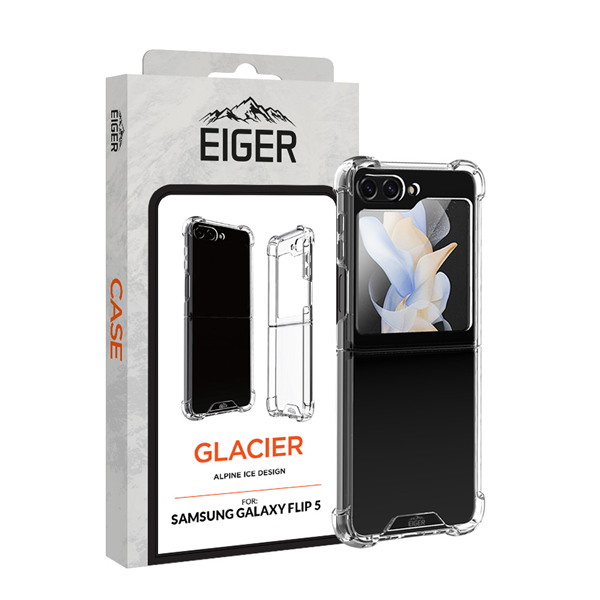 Galaxy Z Flip5, Glacier Case clear
