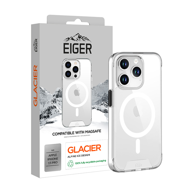 iPhone 15 Pro, Glacier Magsafe Case clear