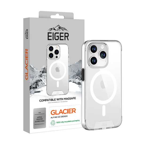 iPhone 15 Pro Max, Glacier Magsafe Case clear